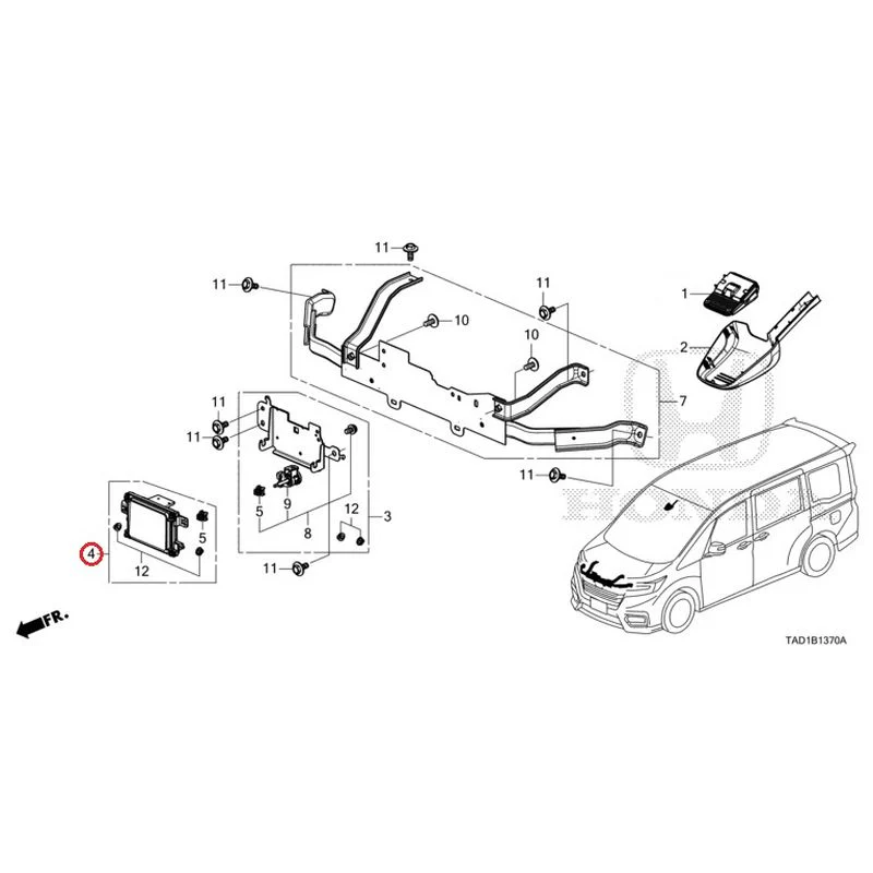 [NEW] JDM HONDA STEP WGN SPADA RP5 2020 Radar GENUINE OEM - Image 5
