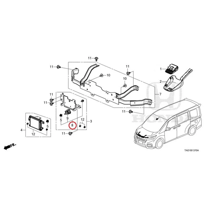 [NEW] JDM HONDA STEP WGN SPADA RP5 2020 Radar GENUINE OEM - Image 8