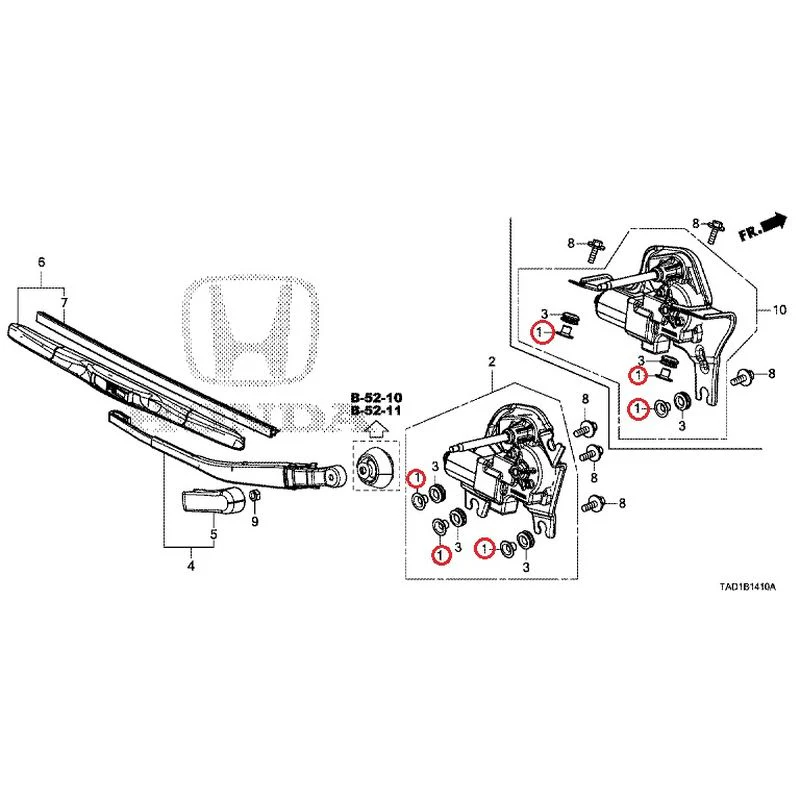 [NEW] JDM HONDA STEP WGN SPADA RP5 2020 Rear Windshield Wiper GENUINE OEM - Image 2