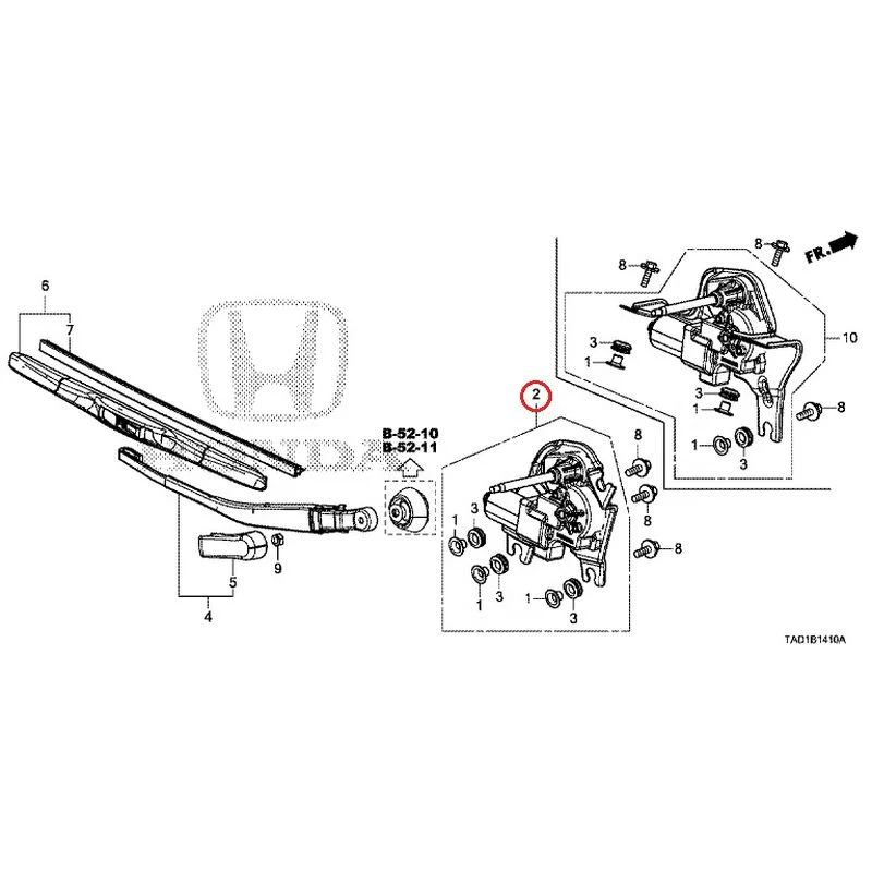 [NEW] JDM HONDA STEP WGN SPADA RP5 2020 Rear Windshield Wiper GENUINE OEM - Image 3
