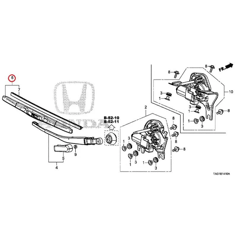 [NEW] JDM HONDA STEP WGN SPADA RP5 2020 Rear Windshield Wiper GENUINE OEM - Image 7