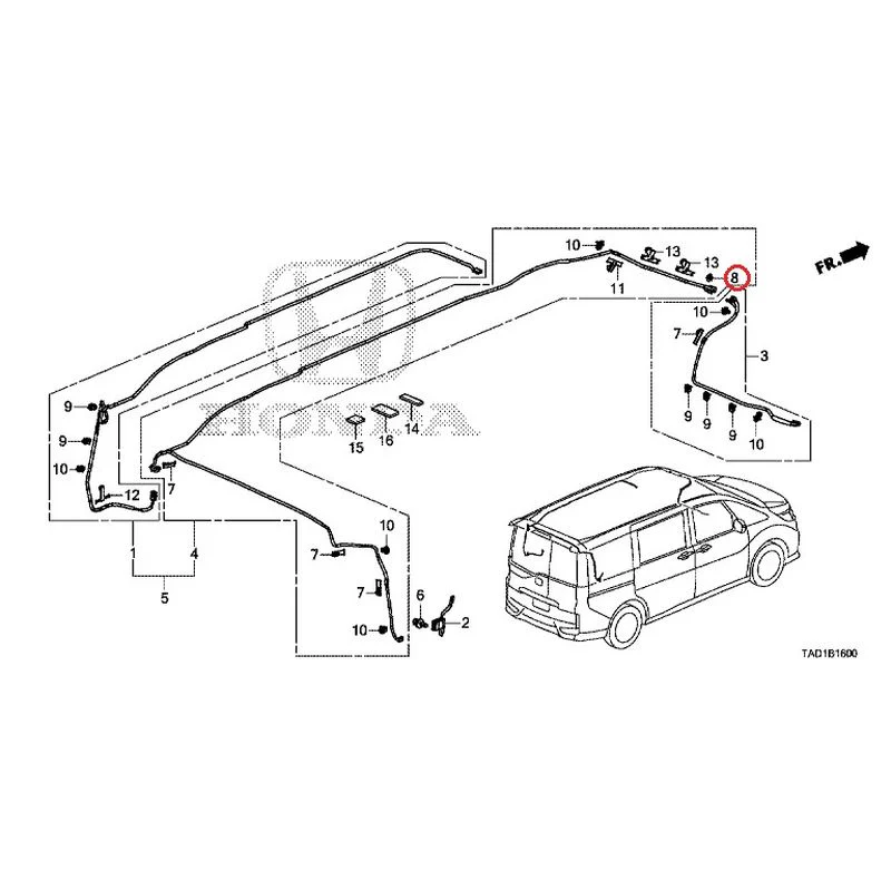 [NEW] JDM HONDA STEP WGN SPADA RP5 2020 Antenna GENUINE OEM - Image 10
