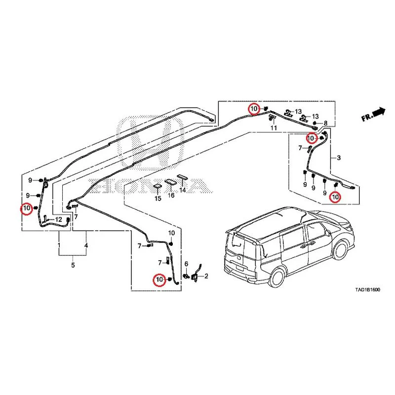 [NEW] JDM HONDA STEP WGN SPADA RP5 2020 Antenna GENUINE OEM - Image 12