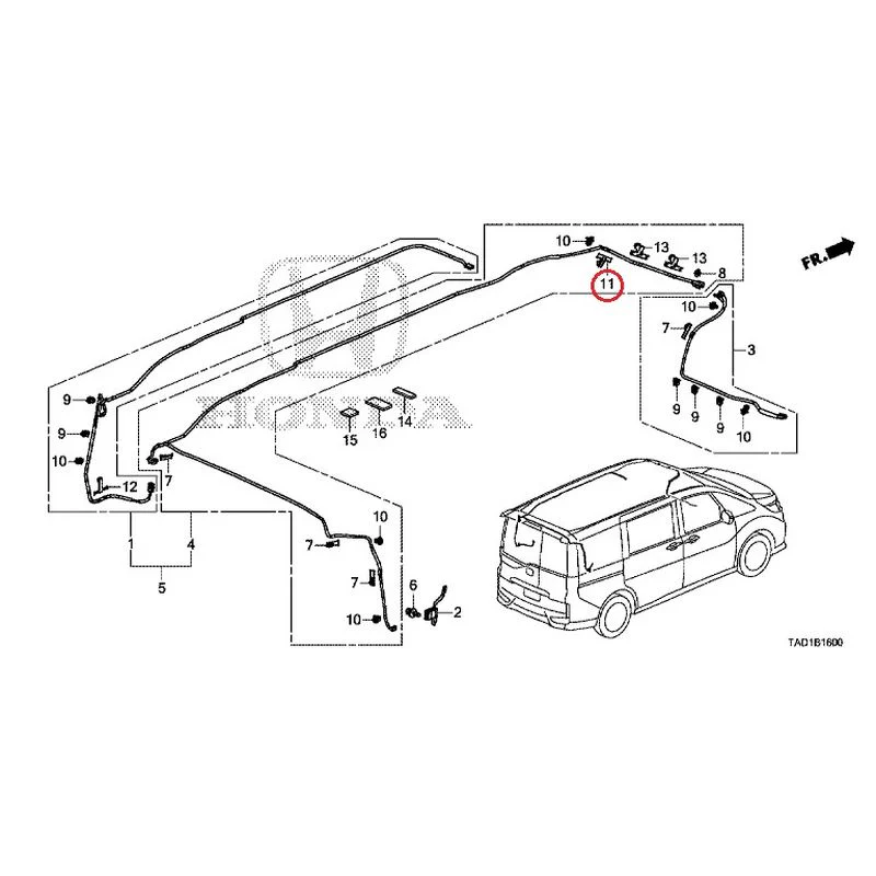 [NEW] JDM HONDA STEP WGN SPADA RP5 2020 Antenna GENUINE OEM - Image 13