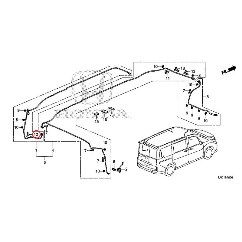 [NEW] JDM HONDA STEP WGN SPADA RP5 2020 Antenna GENUINE OEM - Image 14