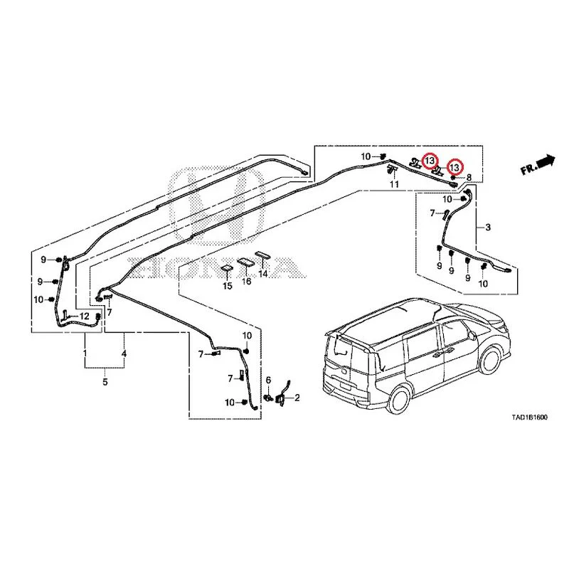 [NEW] JDM HONDA STEP WGN SPADA RP5 2020 Antenna GENUINE OEM - Image 15