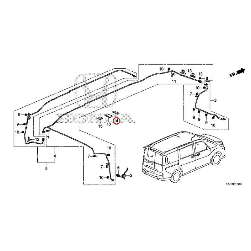 [NEW] JDM HONDA STEP WGN SPADA RP5 2020 Antenna GENUINE OEM - Image 16