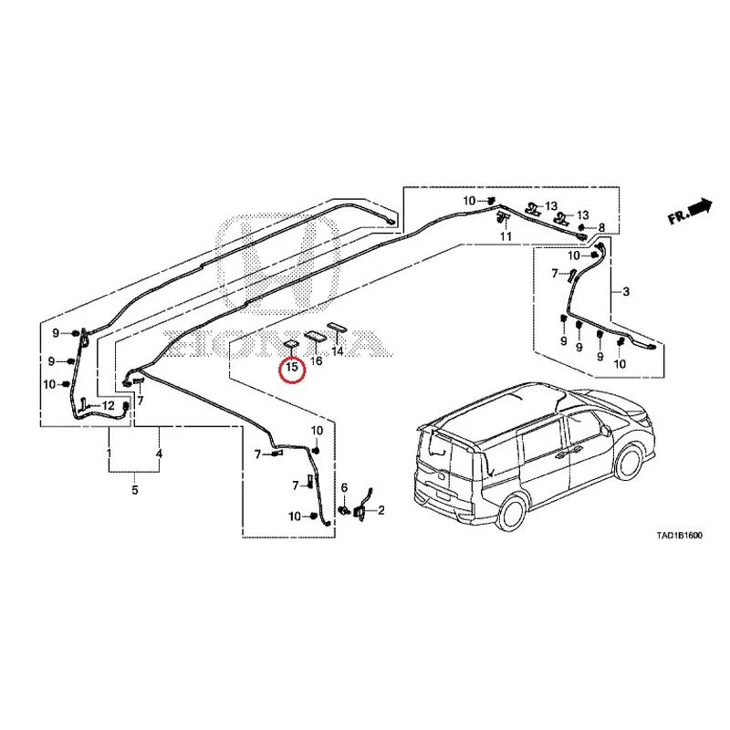 [NEW] JDM HONDA STEP WGN SPADA RP5 2020 Antenna GENUINE OEM - Image 17