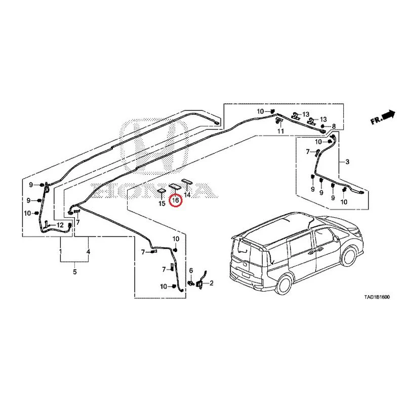 [NEW] JDM HONDA STEP WGN SPADA RP5 2020 Antenna GENUINE OEM - Image 18