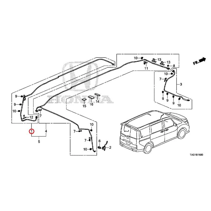 [NEW] JDM HONDA STEP WGN SPADA RP5 2020 Antenna GENUINE OEM - Image 2