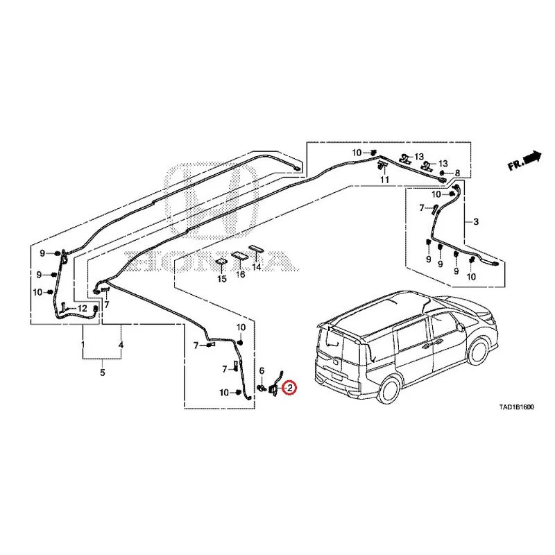 [NEW] JDM HONDA STEP WGN SPADA RP5 2020 Antenna GENUINE OEM - Image 3