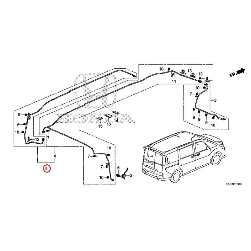 [NEW] JDM HONDA STEP WGN SPADA RP5 2020 Antenna GENUINE OEM - Image 7