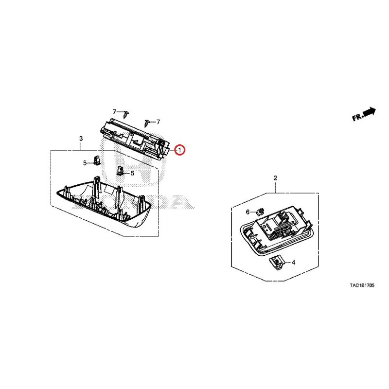 [NEW] JDM HONDA STEP WGN SPADA RP5 2020 Rear Air Conditioner Control GENUINE OEM - Image 2