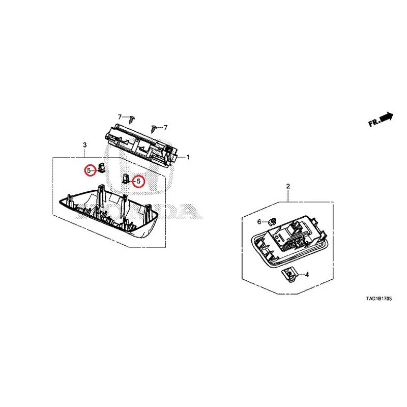 [NEW] JDM HONDA STEP WGN SPADA RP5 2020 Rear Air Conditioner Control GENUINE OEM - Image 4