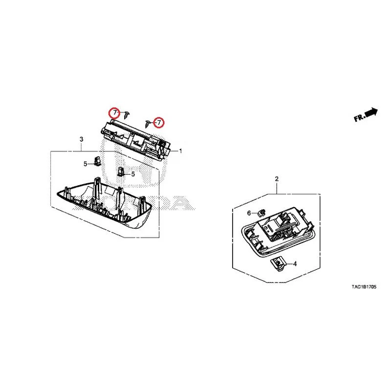 [NEW] JDM HONDA STEP WGN SPADA RP5 2020 Rear Air Conditioner Control GENUINE OEM - Image 5