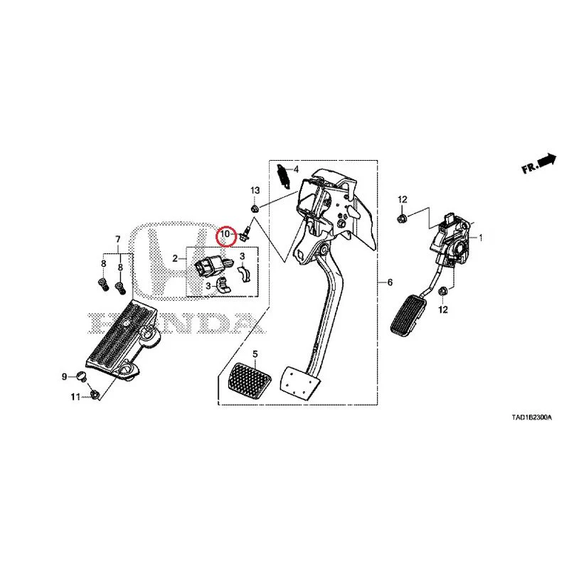 [NEW] JDM HONDA STEP WGN SPADA RP5 2020 Pedals GENUINE OEM - Image 11