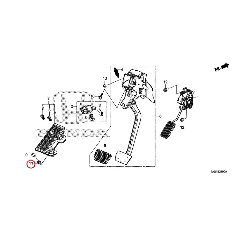 [NEW] JDM HONDA STEP WGN SPADA RP5 2020 Pedals GENUINE OEM - Image 12