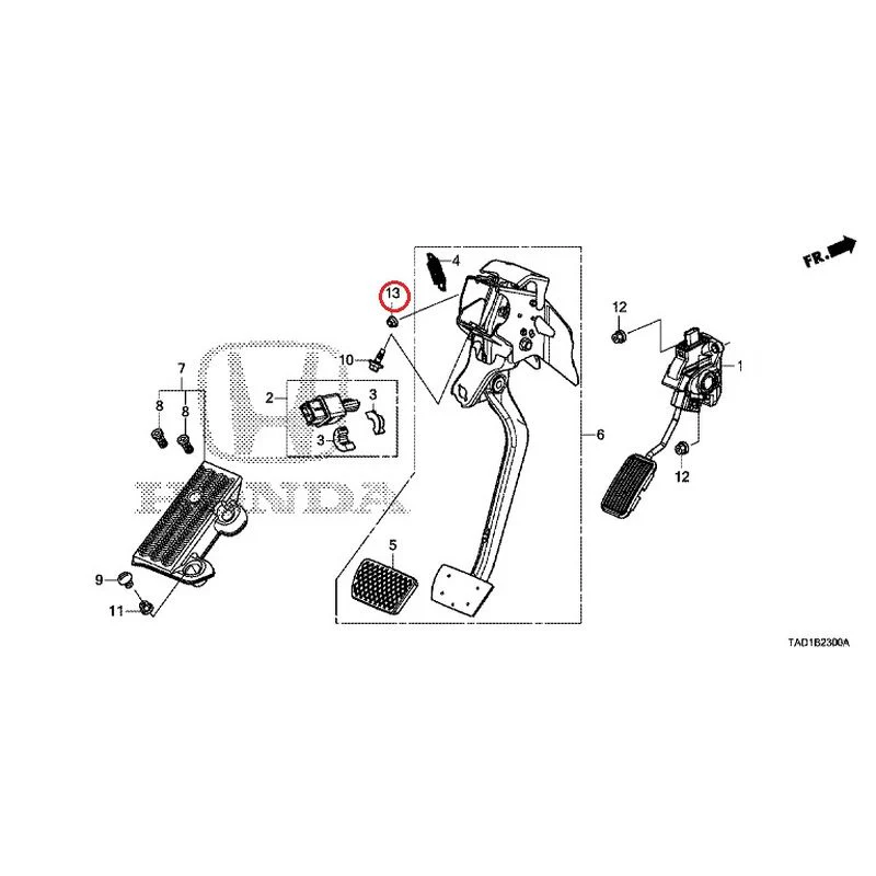 [NEW] JDM HONDA STEP WGN SPADA RP5 2020 Pedals GENUINE OEM - Image 14
