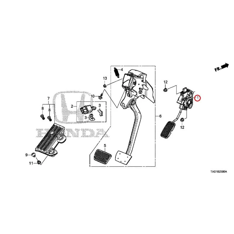 [NEW] JDM HONDA STEP WGN SPADA RP5 2020 Pedals GENUINE OEM - Image 2