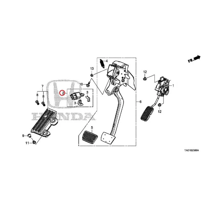 [NEW] JDM HONDA STEP WGN SPADA RP5 2020 Pedals GENUINE OEM - Image 3
