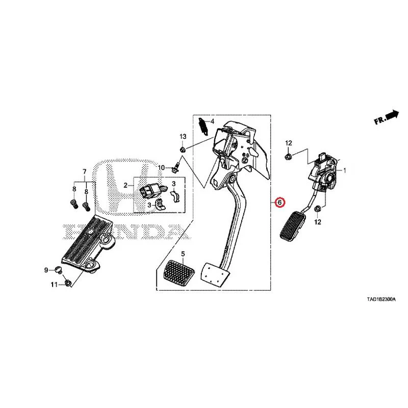 [NEW] JDM HONDA STEP WGN SPADA RP5 2020 Pedals GENUINE OEM - Image 7