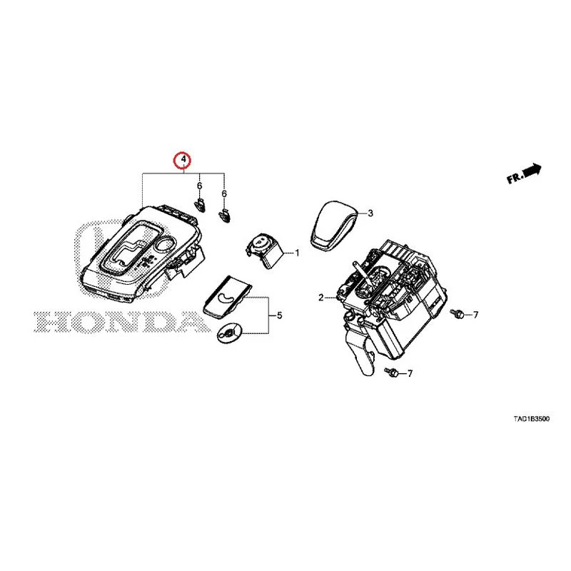 [NEW] JDM HONDA STEP WGN SPADA RP5 2020 Select Lever GENUINE OEM - Image 5