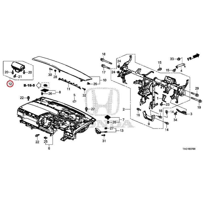[NEW] JDM HONDA STEP WGN SPADA RP5 2020 Instrument panel GENUINE OEM - Image 13