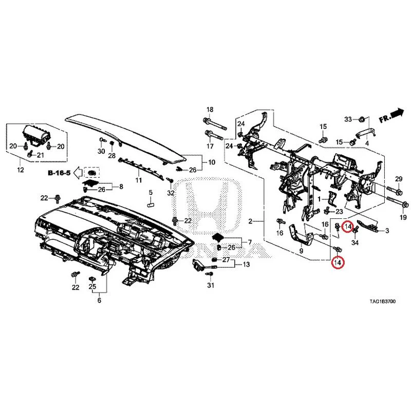 [NEW] JDM HONDA STEP WGN SPADA RP5 2020 Instrument panel GENUINE OEM - Image 15