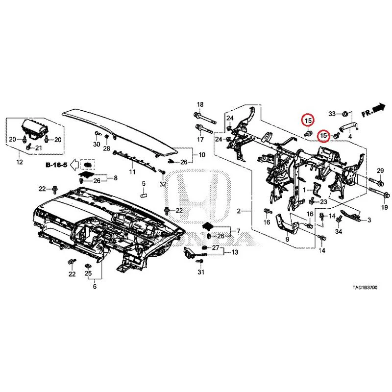 [NEW] JDM HONDA STEP WGN SPADA RP5 2020 Instrument panel GENUINE OEM - Image 16