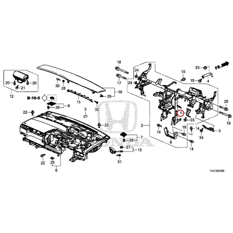 [NEW] JDM HONDA STEP WGN SPADA RP5 2020 Instrument panel GENUINE OEM - Image 2