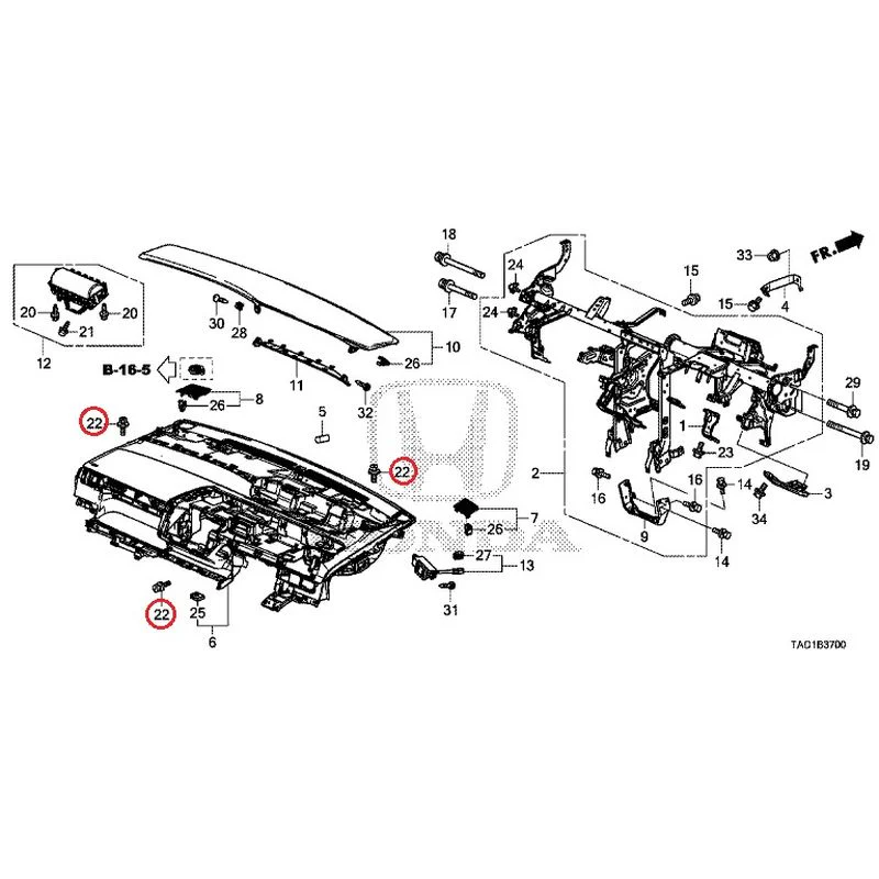 [NEW] JDM HONDA STEP WGN SPADA RP5 2020 Instrument panel GENUINE OEM - Image 23