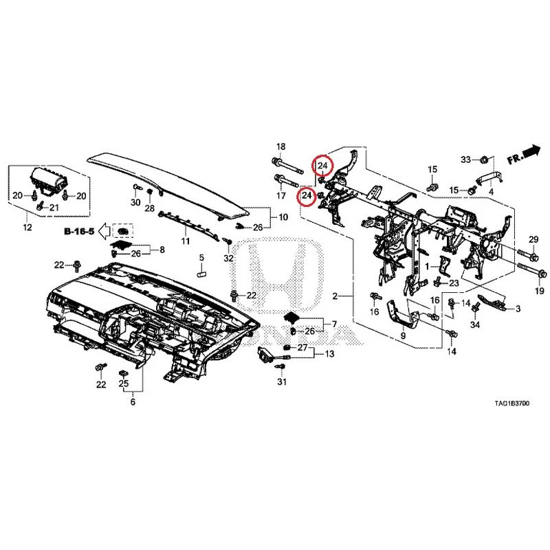 [NEW] JDM HONDA STEP WGN SPADA RP5 2020 Instrument panel GENUINE OEM - Image 25