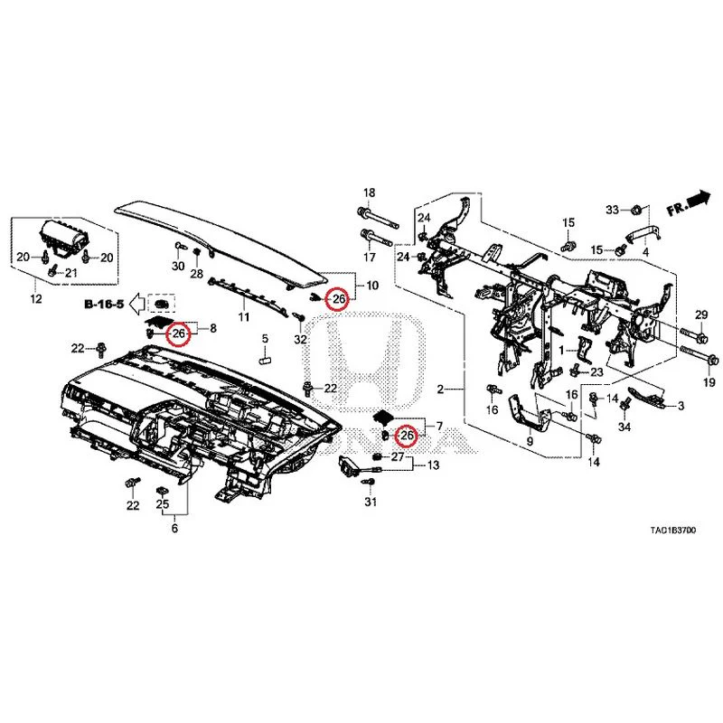 [NEW] JDM HONDA STEP WGN SPADA RP5 2020 Instrument panel GENUINE OEM - Image 27