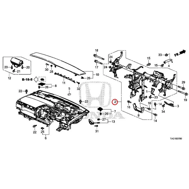 [NEW] JDM HONDA STEP WGN SPADA RP5 2020 Instrument panel GENUINE OEM - Image 3