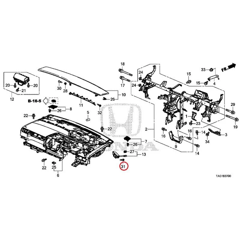 [NEW] JDM HONDA STEP WGN SPADA RP5 2020 Instrument panel GENUINE OEM - Image 32