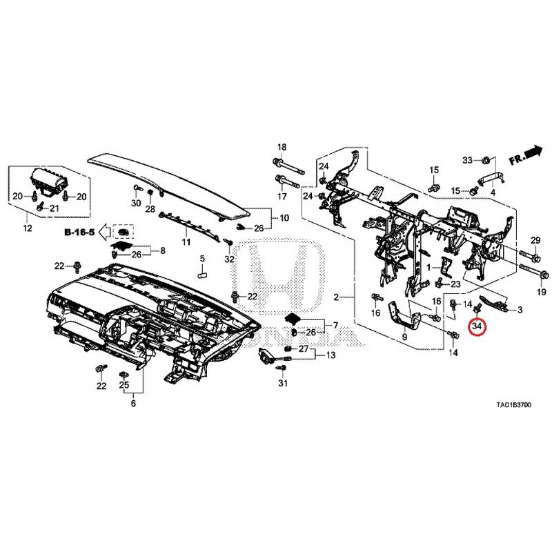 [NEW] JDM HONDA STEP WGN SPADA RP5 2020 Instrument panel GENUINE OEM - Image 35