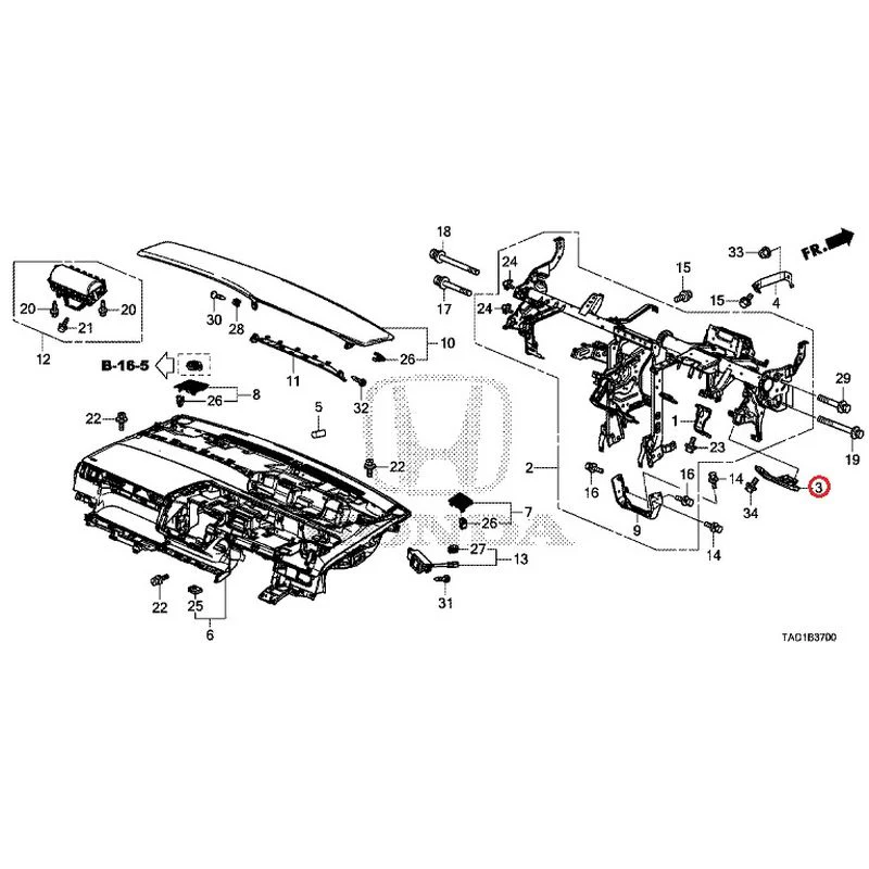 [NEW] JDM HONDA STEP WGN SPADA RP5 2020 Instrument panel GENUINE OEM - Image 4