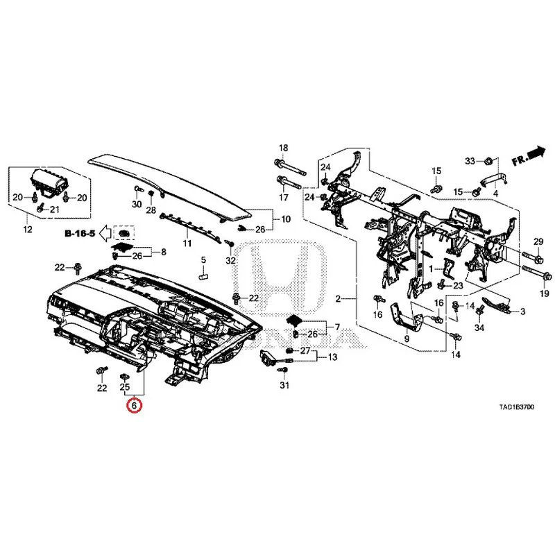 [NEW] JDM HONDA STEP WGN SPADA RP5 2020 Instrument panel GENUINE OEM - Image 7