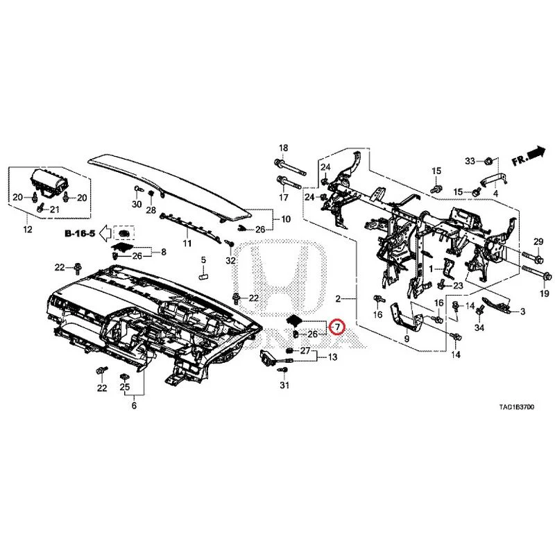 [NEW] JDM HONDA STEP WGN SPADA RP5 2020 Instrument panel GENUINE OEM - Image 8
