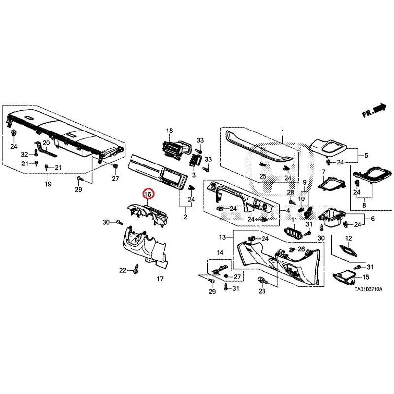 [NEW] JDM HONDA STEP WGN SPADA RP5 2020 Instrument panel garnish (driver side) GENUINE OEM - Image 15