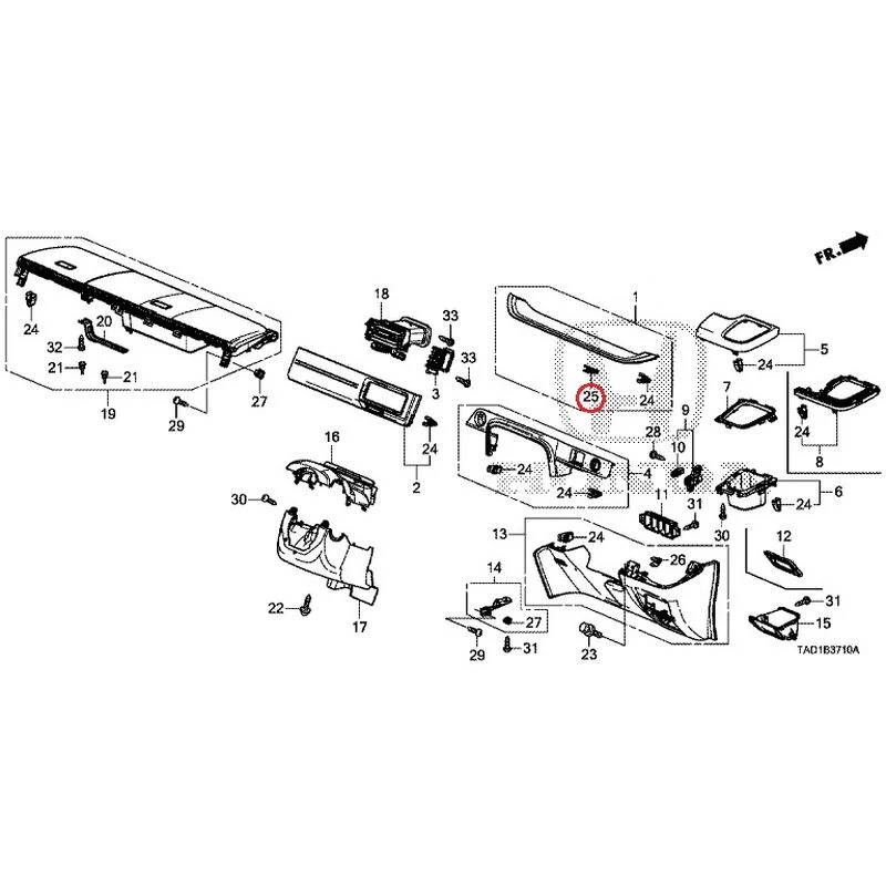 [NEW] JDM HONDA STEP WGN SPADA RP5 2020 Instrument panel garnish (driver side) GENUINE OEM - Image 24