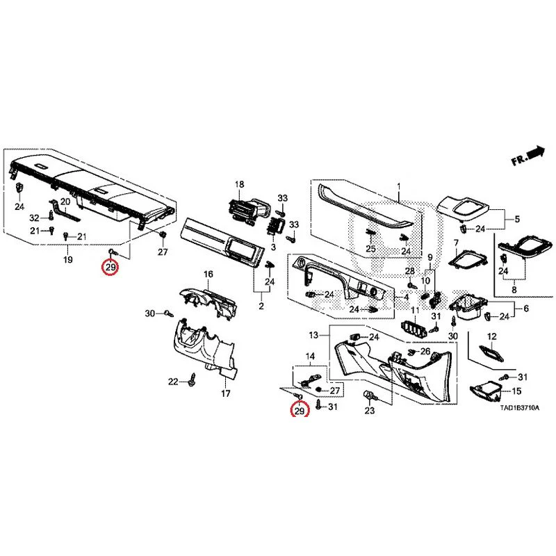 [NEW] JDM HONDA STEP WGN SPADA RP5 2020 Instrument panel garnish (driver side) GENUINE OEM - Image 28