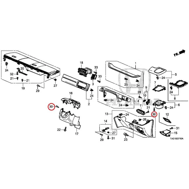[NEW] JDM HONDA STEP WGN SPADA RP5 2020 Instrument panel garnish (driver side) GENUINE OEM - Image 29