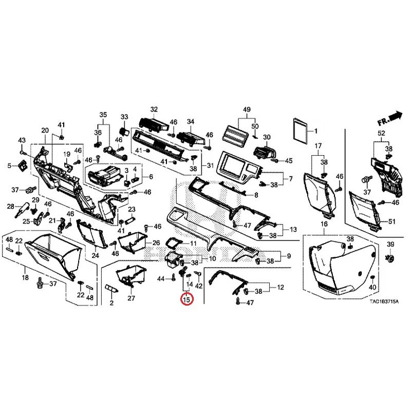 [NEW] JDM HONDA STEP WGN SPADA RP5 2020 Instrument panel garnish (passenger side) GENUINE OEM - Image 15