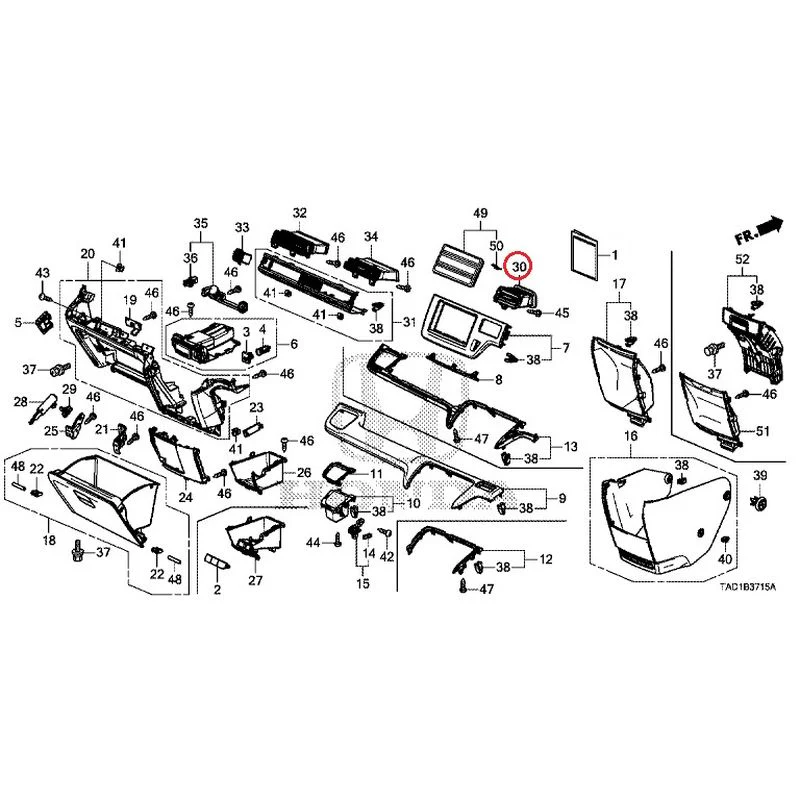 [NEW] JDM HONDA STEP WGN SPADA RP5 2020 Instrument panel garnish (passenger side) GENUINE OEM - Image 29