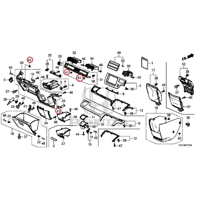 [NEW] JDM HONDA STEP WGN SPADA RP5 2020 Instrument panel garnish (passenger side) GENUINE OEM - Image 40