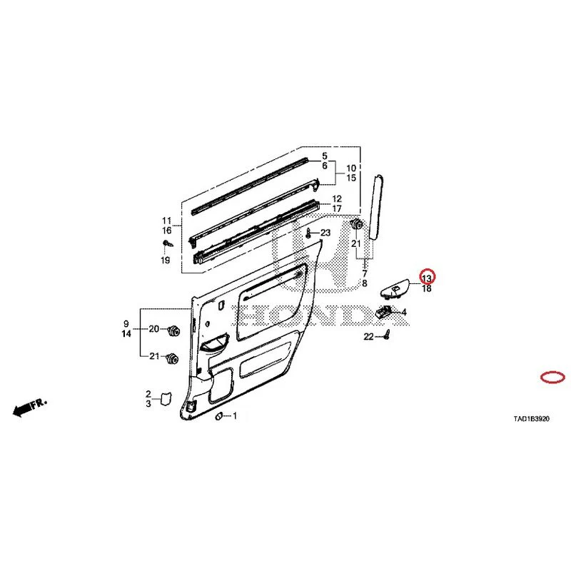 [NEW] JDM HONDA STEP WGN SPADA RP5 2020 Sliding Door Lining GENUINE OEM - Image 15