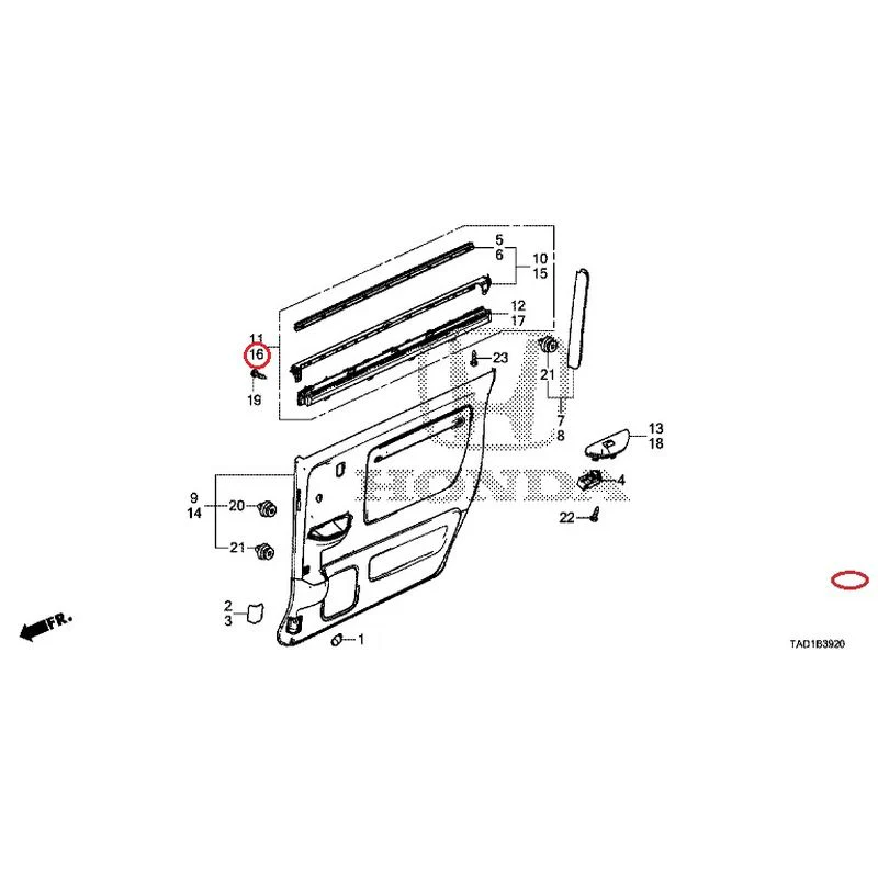 [NEW] JDM HONDA STEP WGN SPADA RP5 2020 Sliding Door Lining GENUINE OEM - Image 17