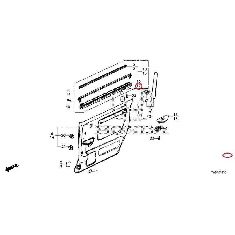 [NEW] JDM HONDA STEP WGN SPADA RP5 2020 Sliding Door Lining GENUINE OEM - Image 20