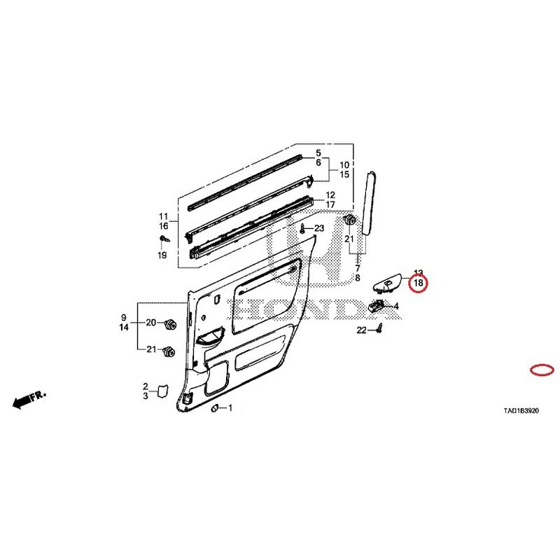 [NEW] JDM HONDA STEP WGN SPADA RP5 2020 Sliding Door Lining GENUINE OEM - Image 21
